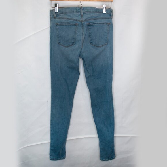 J Brand Super Skinny Jeans Womens 27 Blue Paradise Wash Denim Stretch Ankle O09X - Picture 2 of 5